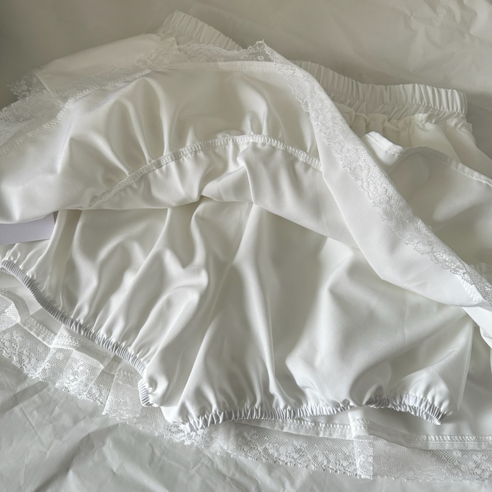 Autumn and winter short skirt coat a set for women