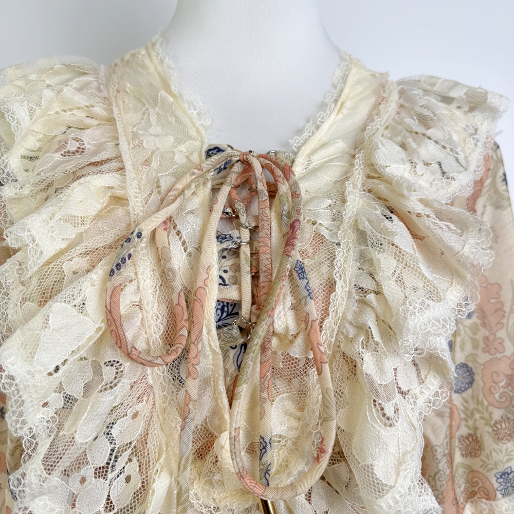 Mini vacation bandage lace silk linen dress