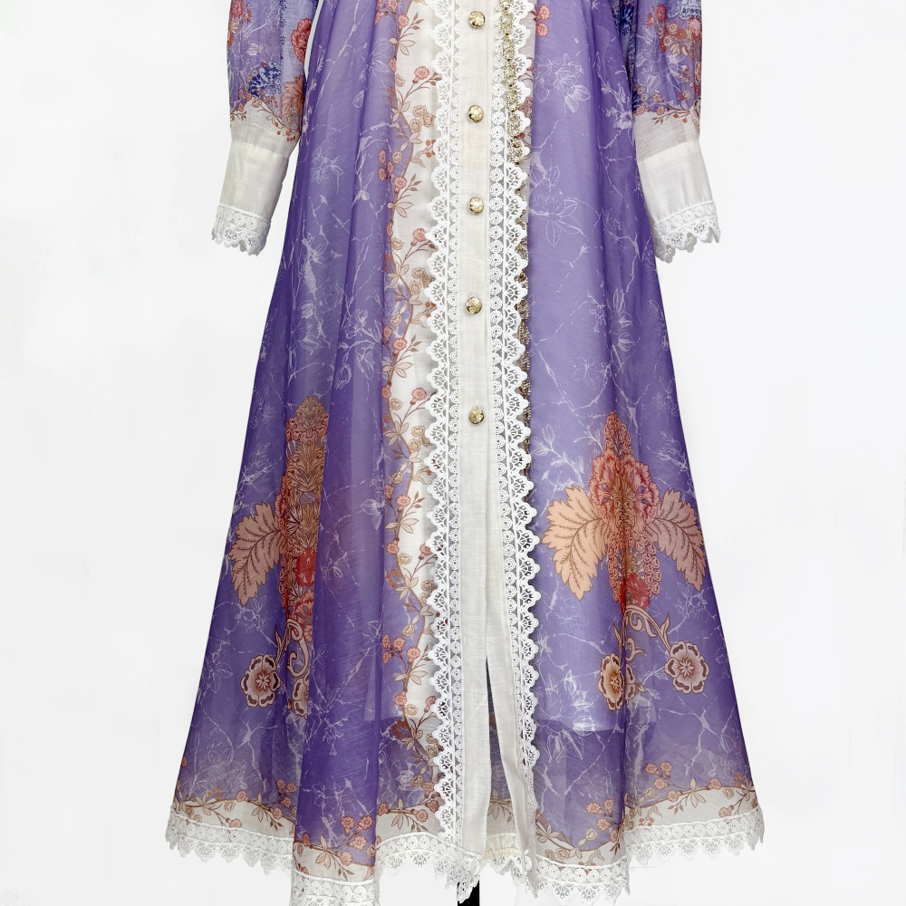 Ladies hollow dress temperament retro waist chains