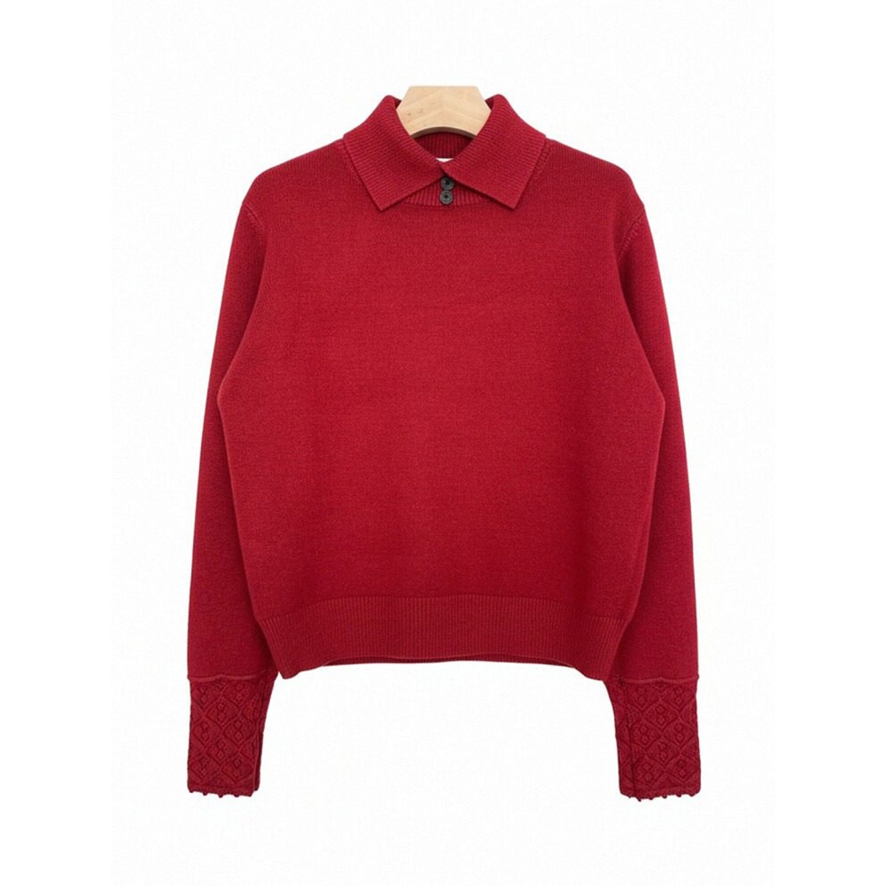 Pure loose coat long sleeve Korean style sweater for women