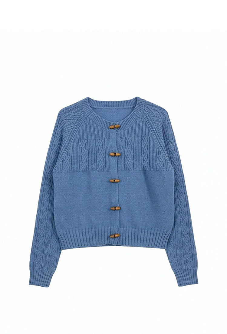 Twist retro sweater spring Korean style tops for women