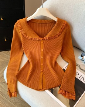 Thick winter Korean style long sleeve sweater for women