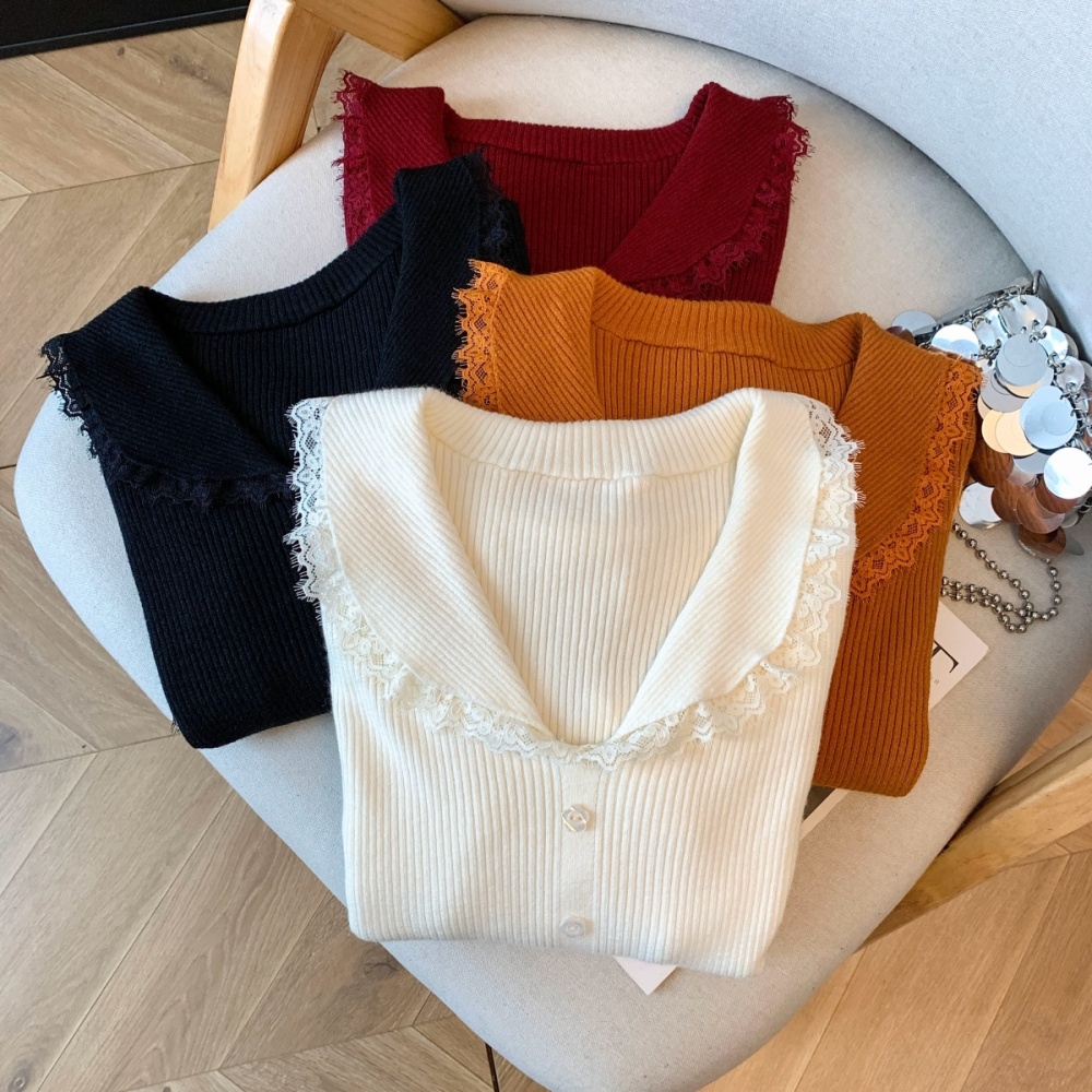 Thick winter Korean style long sleeve sweater for women