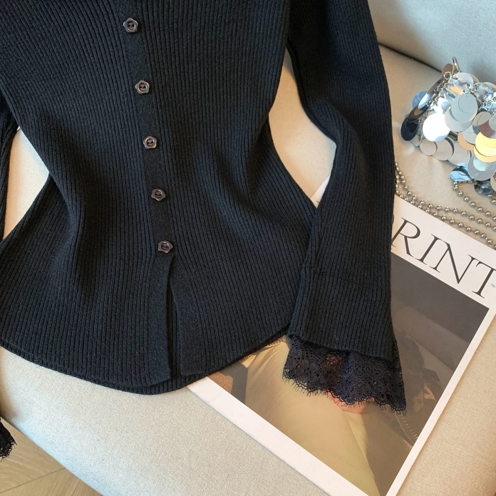 Thick winter Korean style long sleeve sweater for women