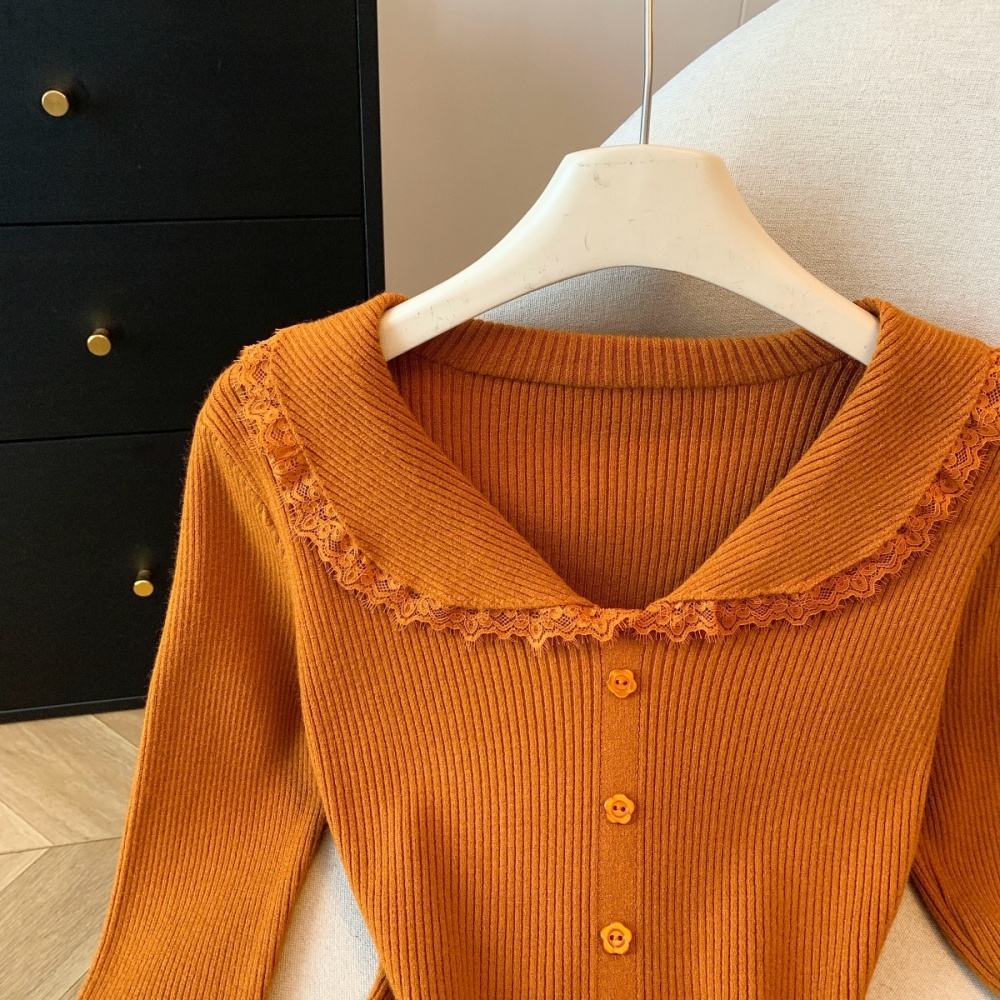 Thick winter Korean style long sleeve sweater for women