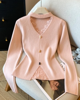 Fashion sweater knitted bottoming shirt for women