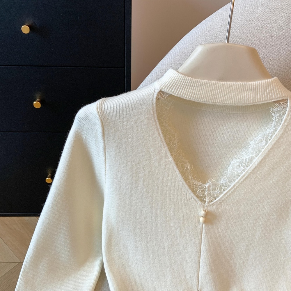 Fashion sweater knitted bottoming shirt for women