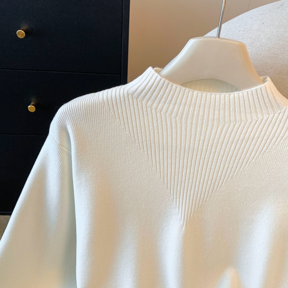 Bottoming slim tops pinched waist temperament bottoming shirt