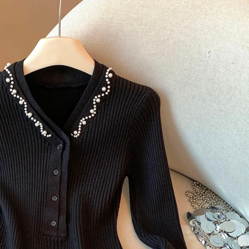 Temperament bottoming shirt all-match tops for women