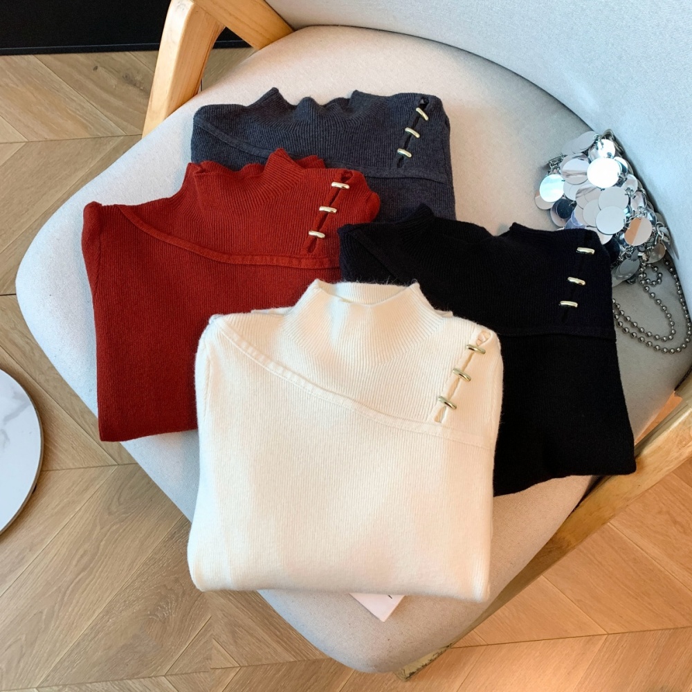 Bottoming knitted bottoming shirt cozy tops