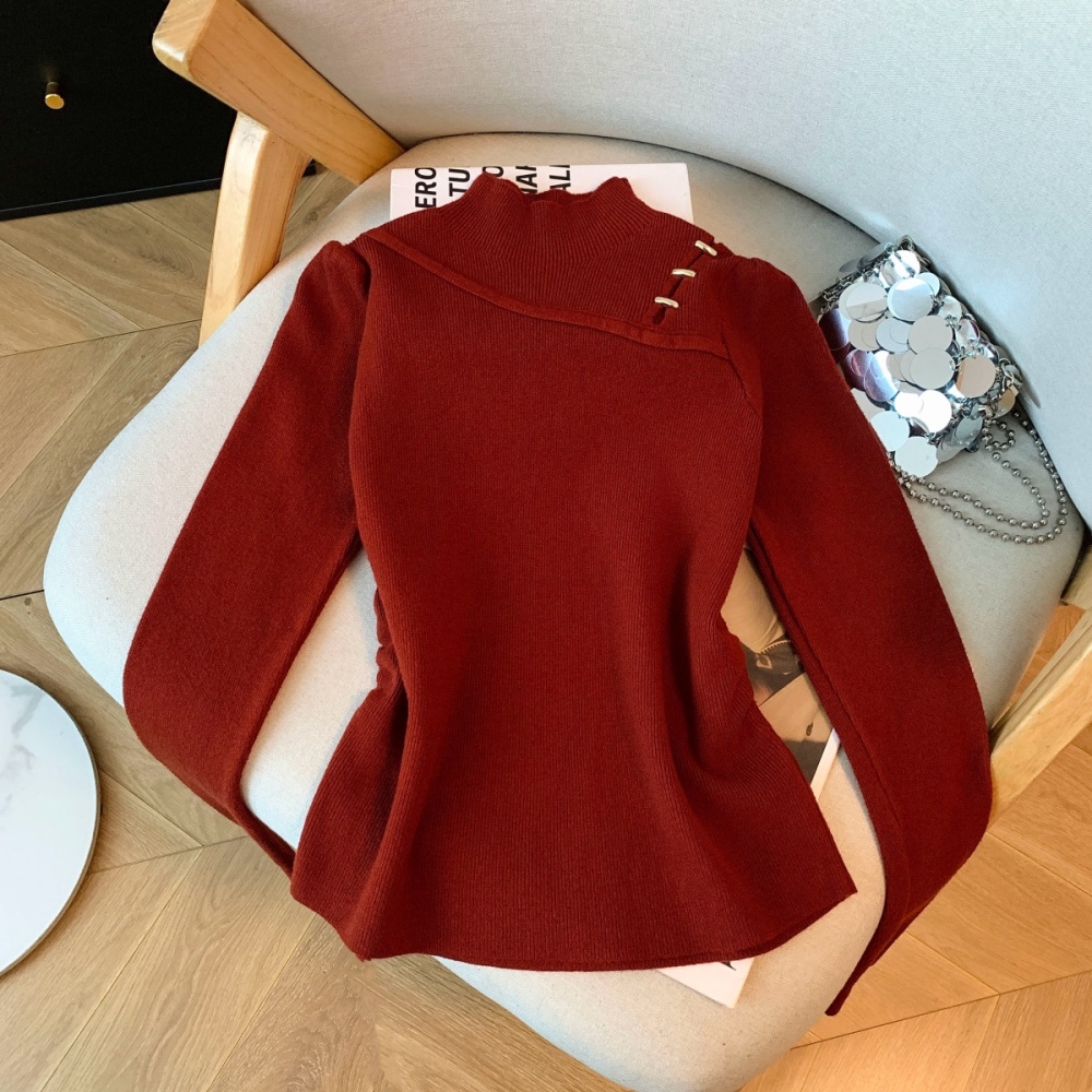 Bottoming knitted bottoming shirt cozy tops