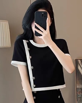 Spring and summer chanelstyle sweater Casual summer tops