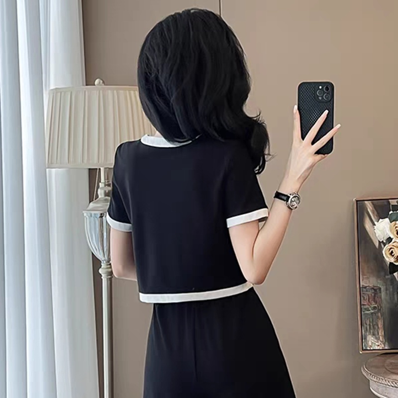 Spring and summer chanelstyle sweater Casual summer tops