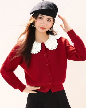 Spring lazy sweater knitted cardigan for women