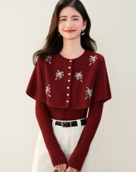 Chanelstyle show young cloak spring sweater for women