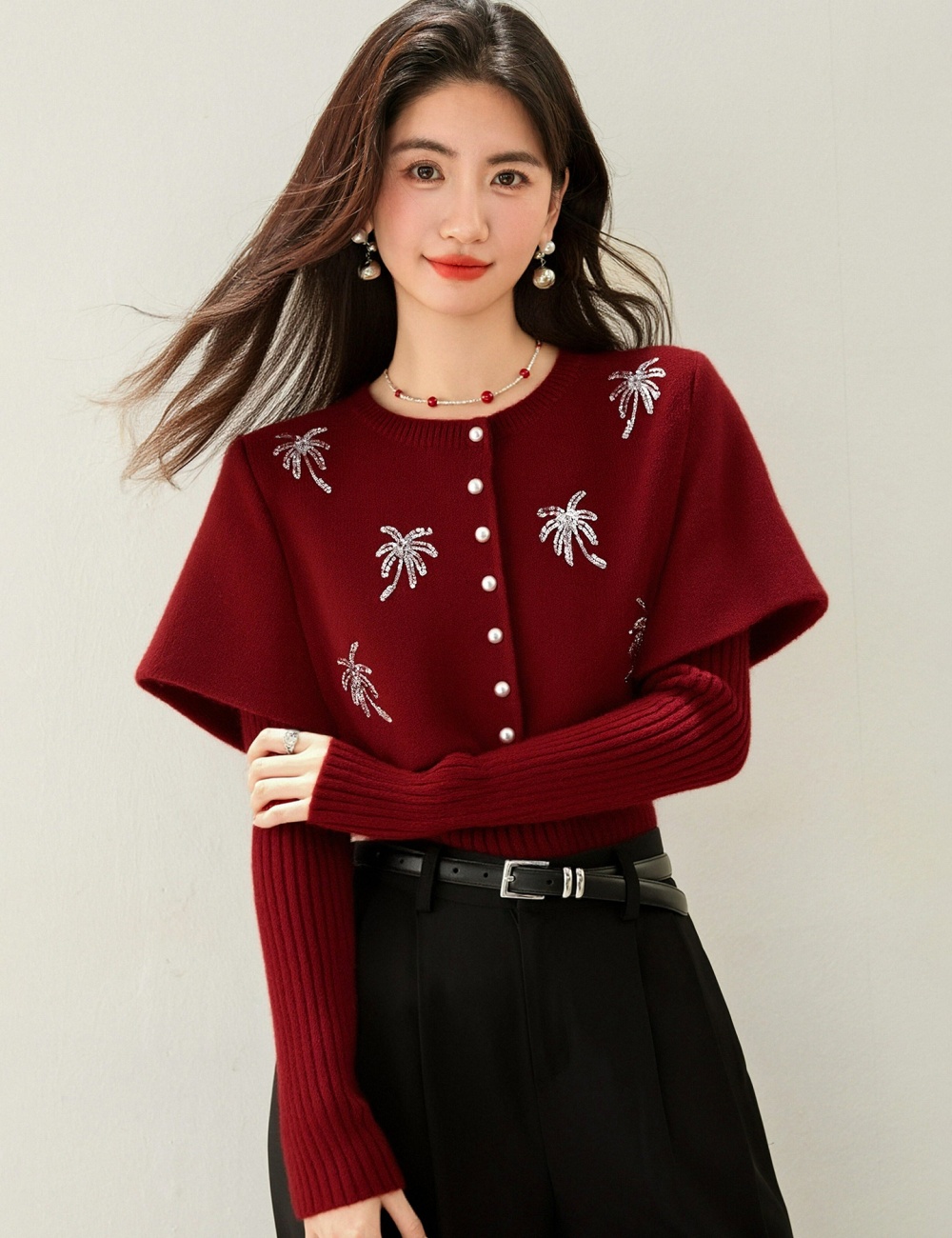 Chanelstyle show young cloak spring sweater for women