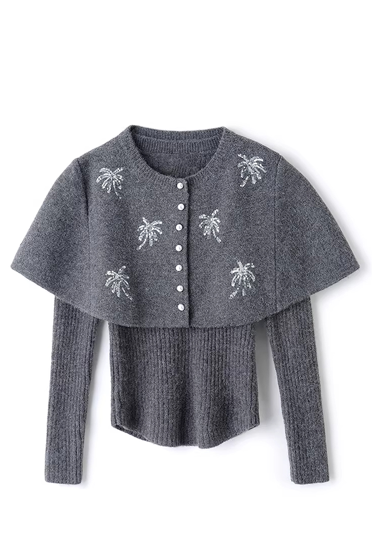 Chanelstyle show young cloak spring sweater for women