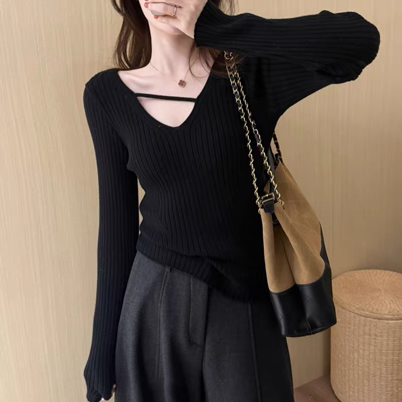 All-match winter bottoming shirt enticement tops for women