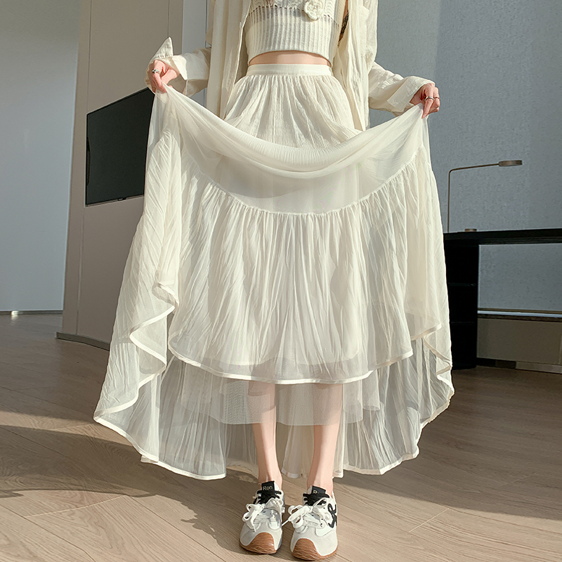 College style long skirt lady skirt for women