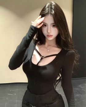 Tender sweater temperament diamond tops for women