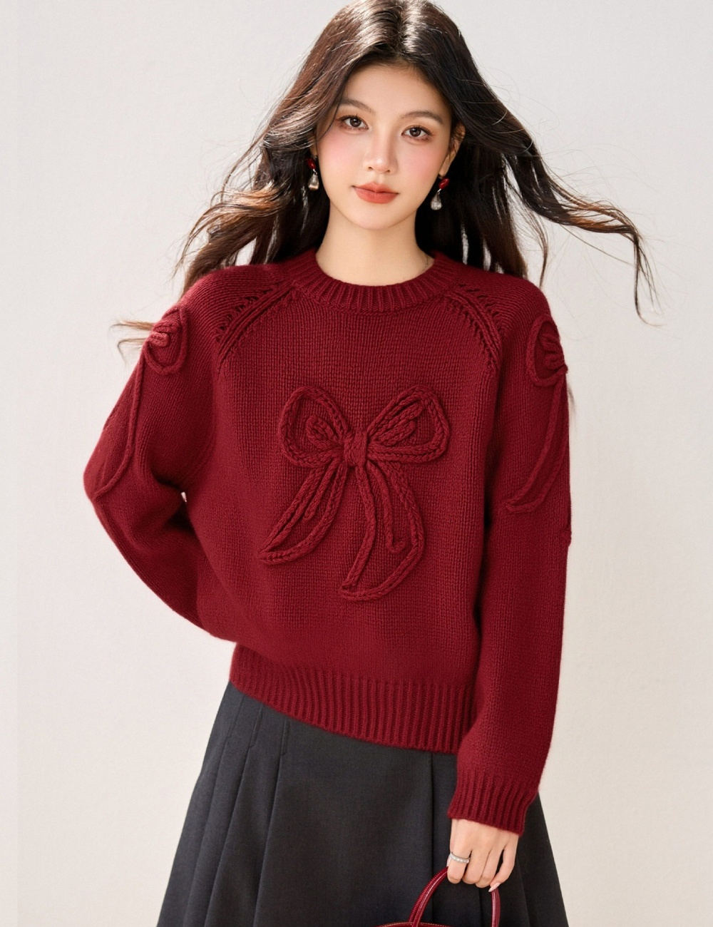 Pullover spring tops inside the ride winter sweater for women