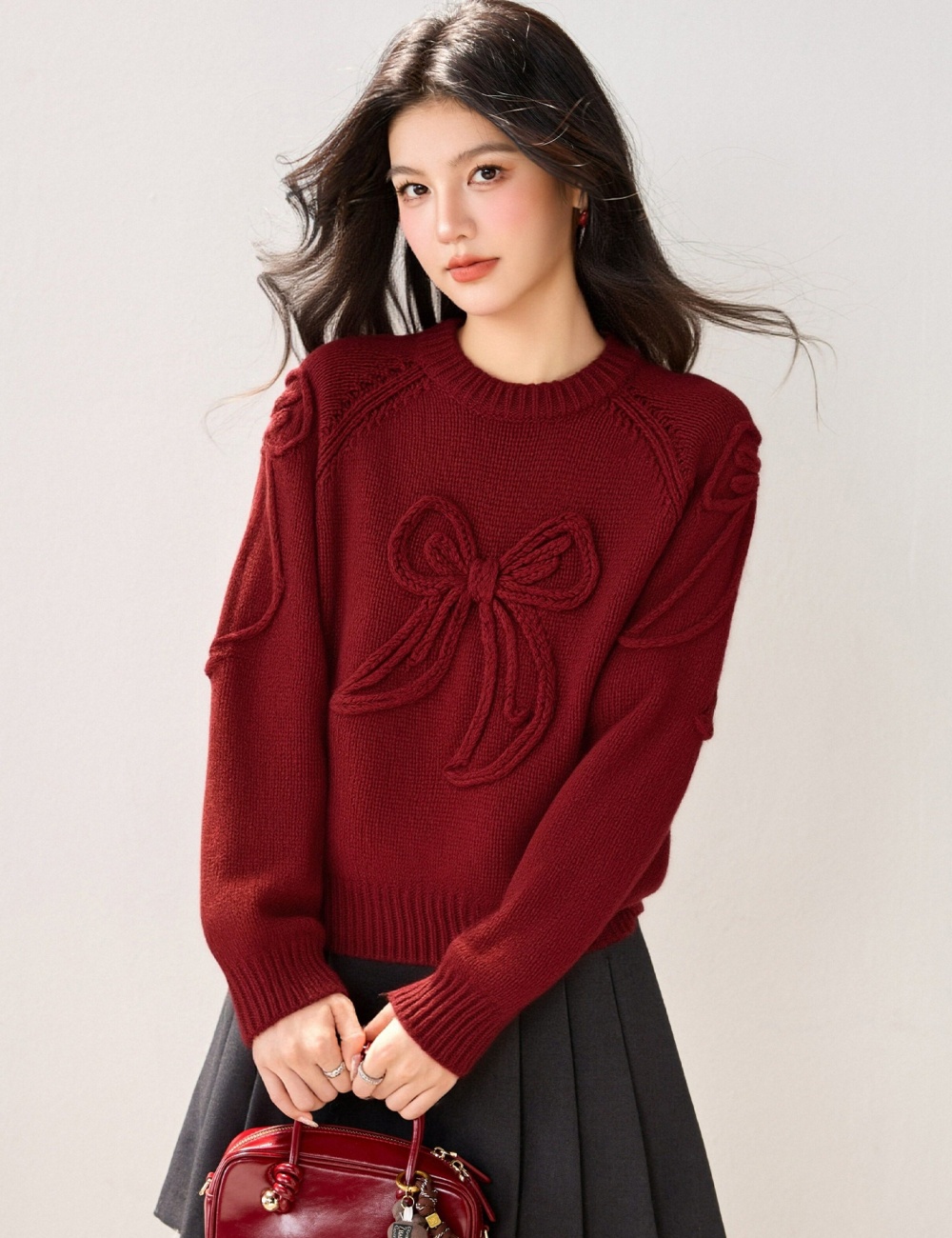 Pullover spring tops inside the ride winter sweater for women