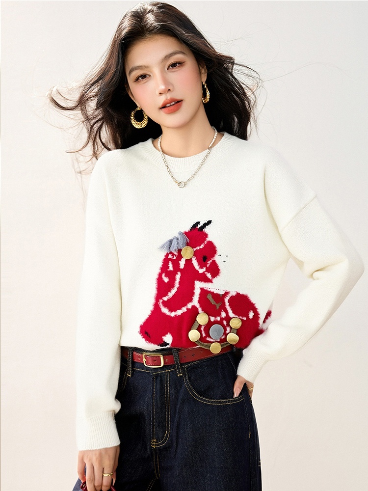 Pony spring tops show young cartoon sweater