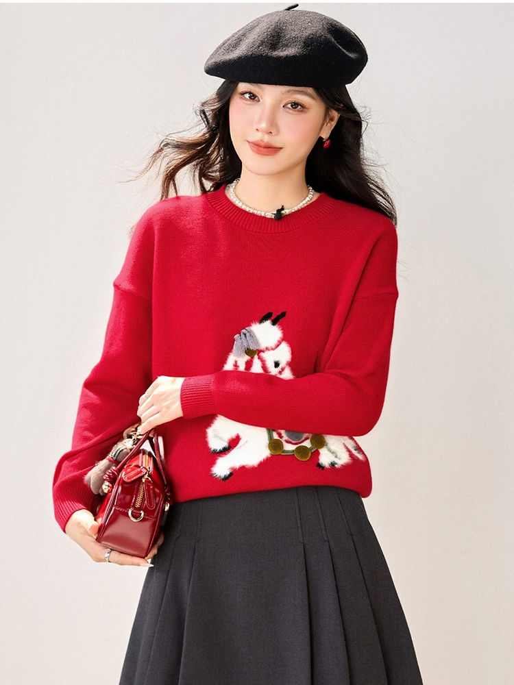 Pony spring tops show young cartoon sweater
