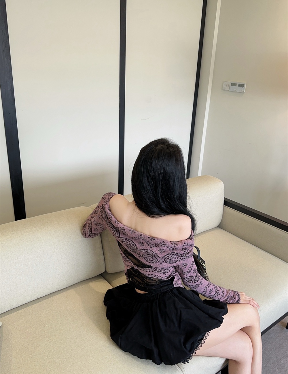 Halter tops enticement bud skirt 2pcs set for women