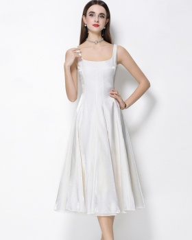 Satin sling Sexy underwear slim big skirt dress