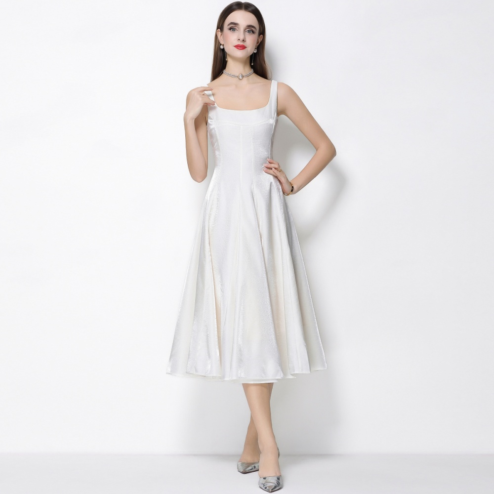 Satin sling Sexy underwear slim big skirt dress