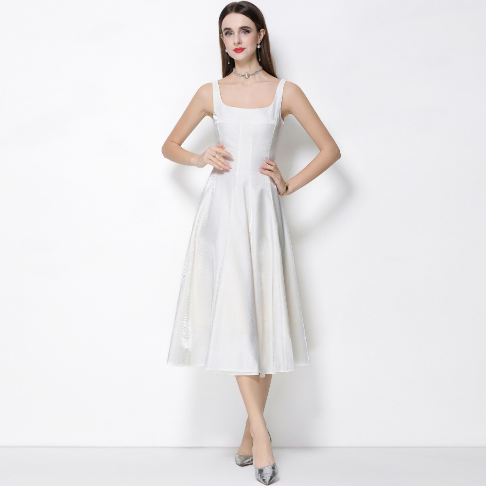 Satin sling Sexy underwear slim big skirt dress