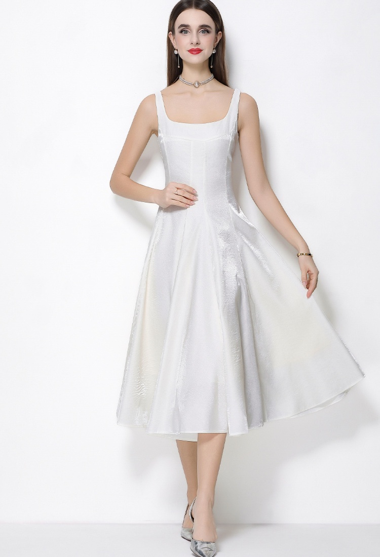 Satin sling Sexy underwear slim big skirt dress