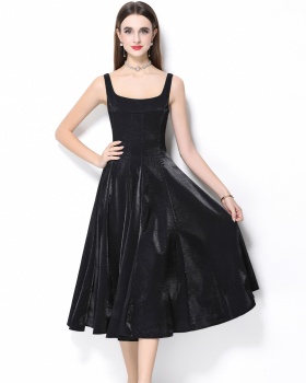 Satin slim Sexy underwear big skirt sling dress