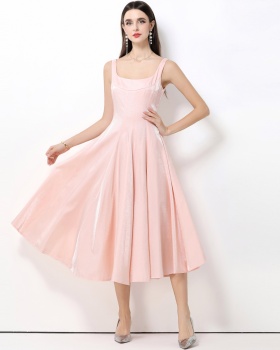 Satin big skirt Sexy underwear France style dress