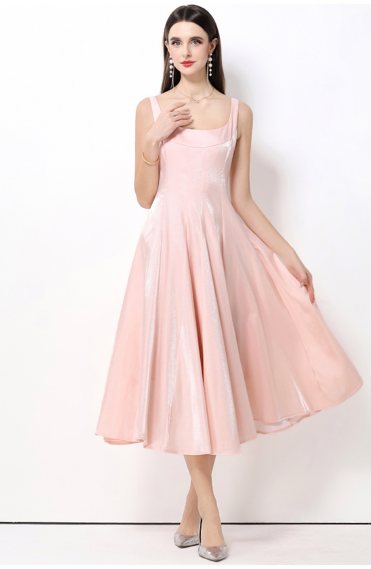 Satin big skirt Sexy underwear France style dress