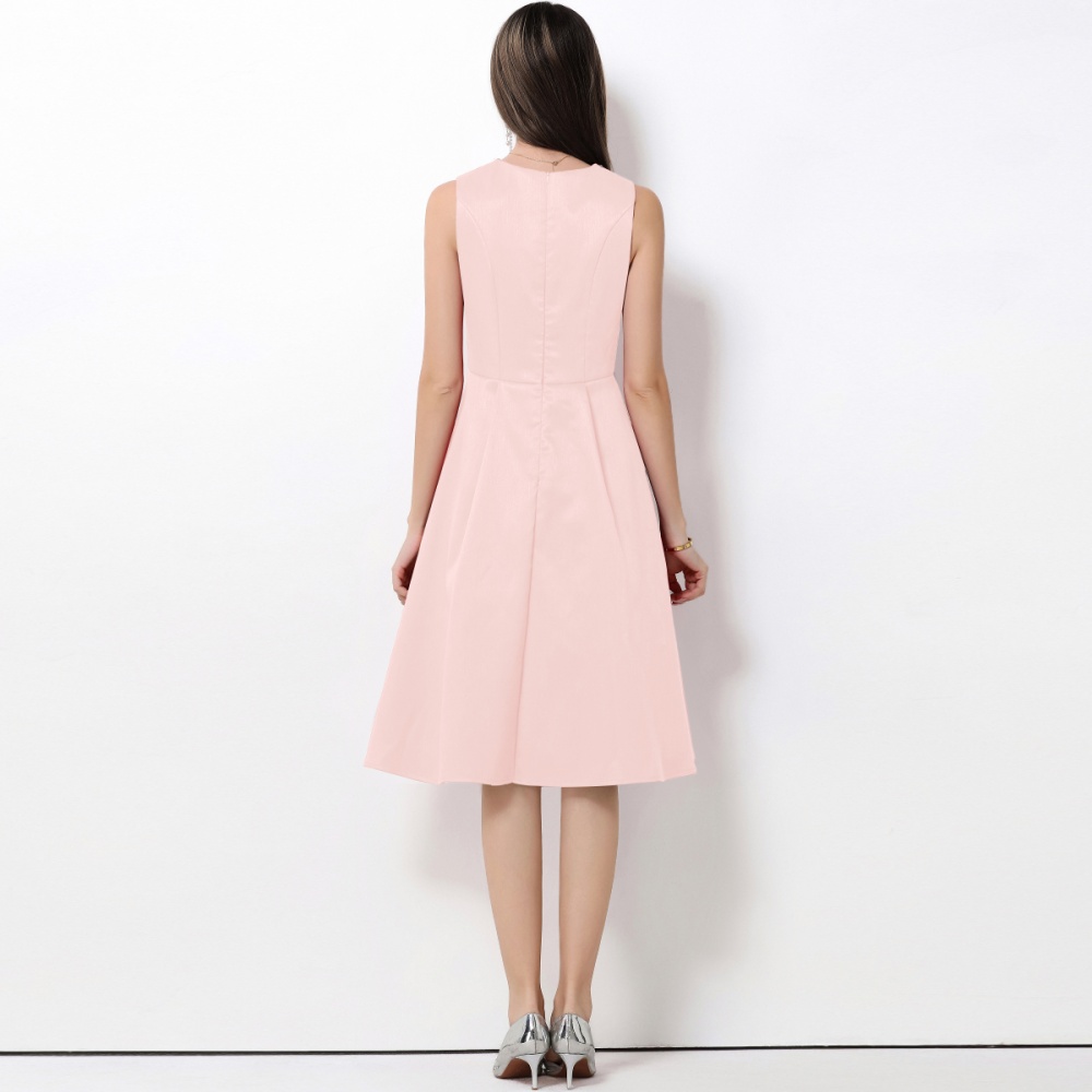 Pinched waist slim temperament dress for women