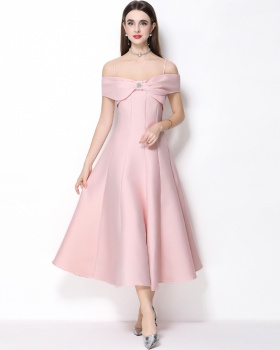 Sling dress France style long dress for women