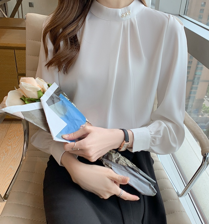 Bottoming shirt France style small shirt for women