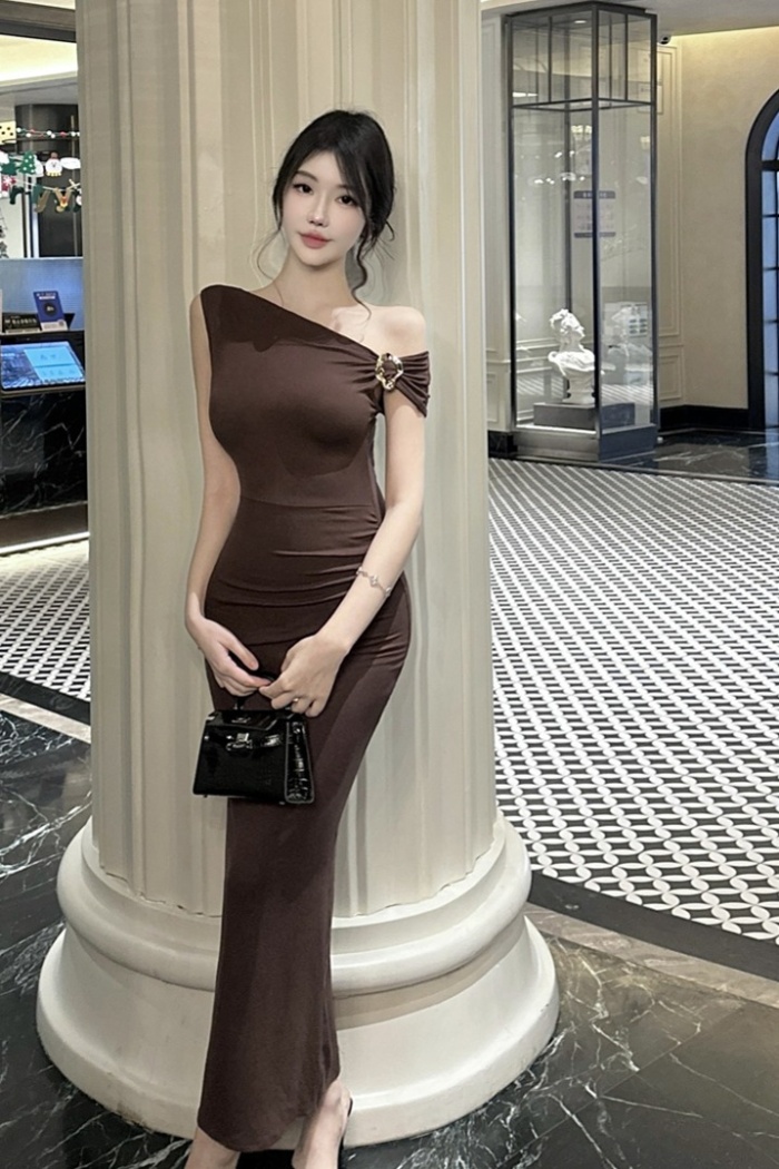 Spicegirl France style pinched waist dress