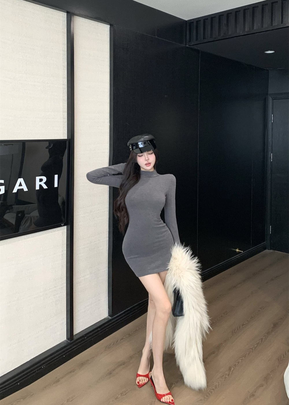 Spicegirl package hip bottoming dress for women