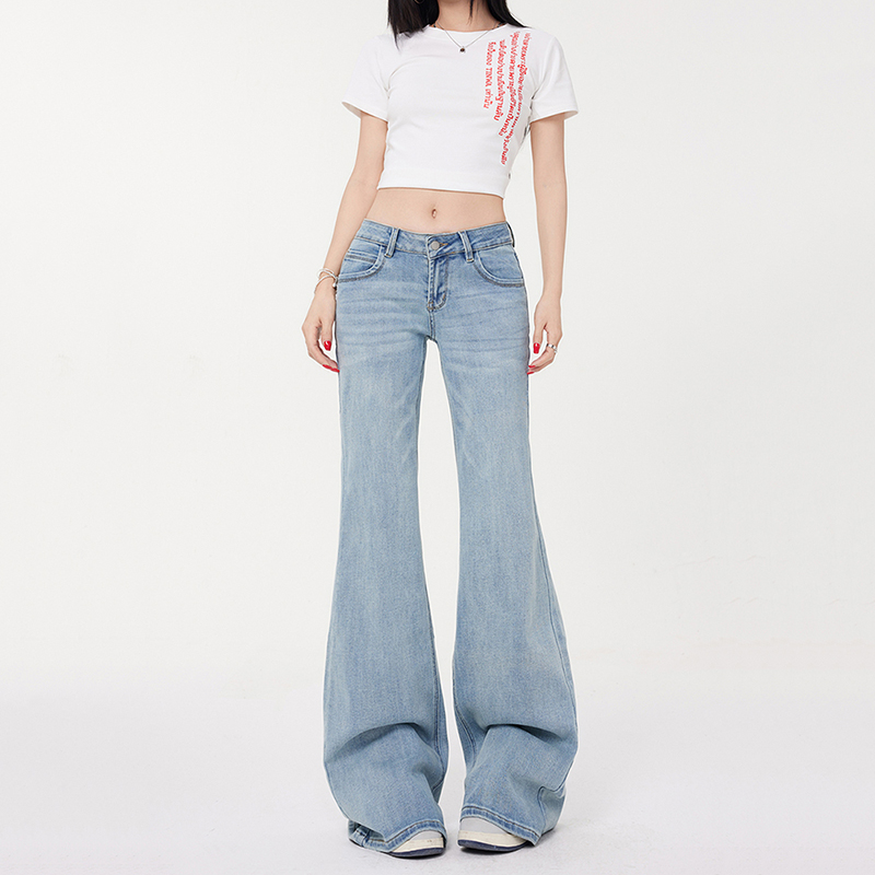 Mopping flare pants spicegirl pants for women