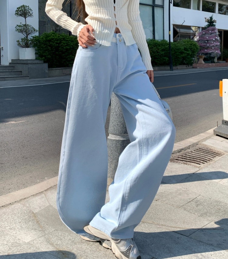Casual long pants lengthen wide leg pants for women