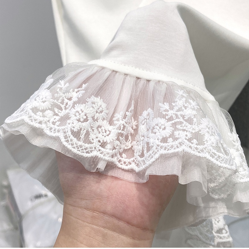 White sweet spicegirl slim enticement short sleeve T-shirt