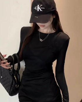 Long tops long sleeve T-shirt for women