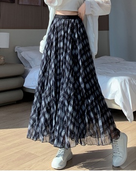 Long A-line lazy big skirt irregular skirt for women