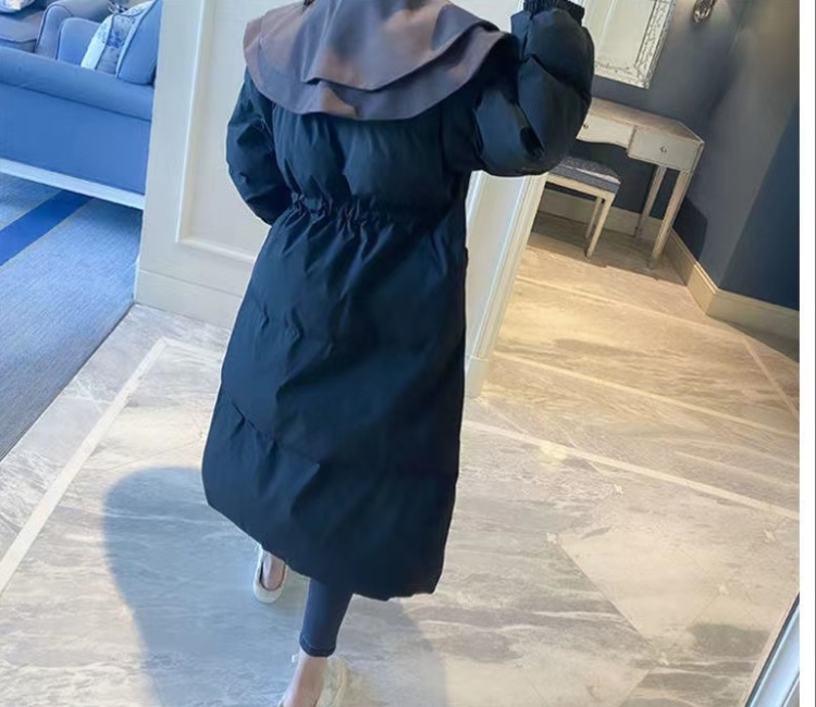 Winter mixed colors down coat for women