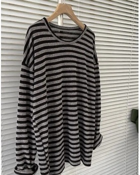 Long sleeve spring T-shirt lazy loose tops