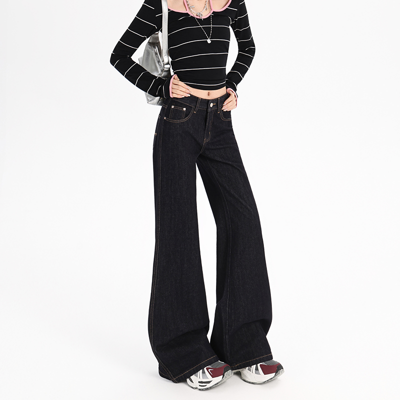 Micro speaker Casual flare pants straight long pants
