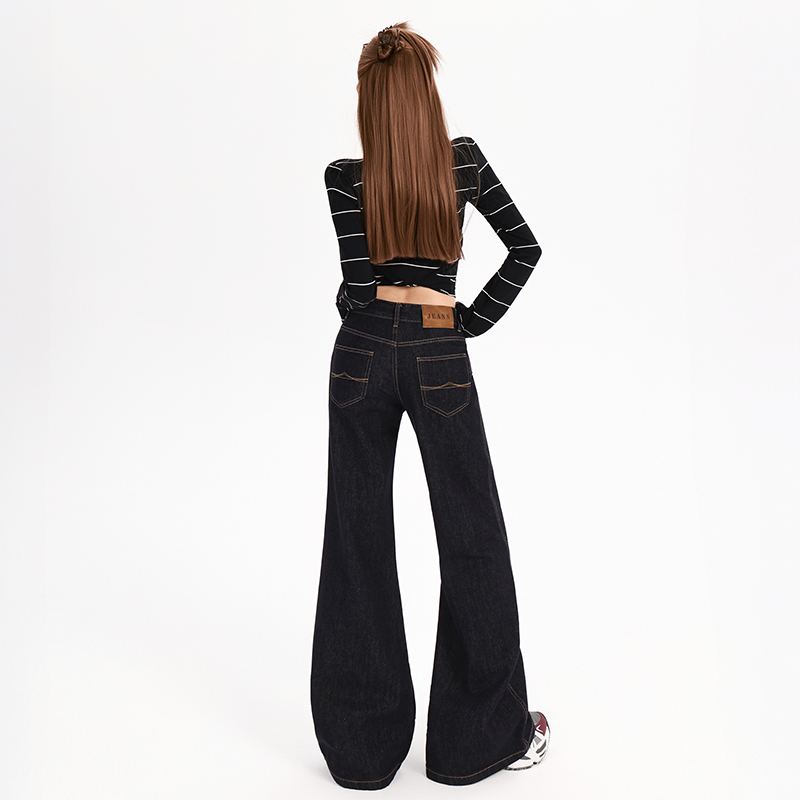 Micro speaker Casual flare pants straight long pants